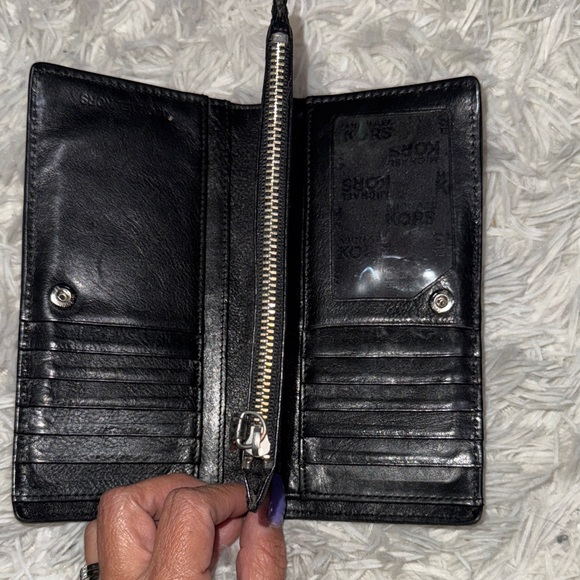 Michael Kors Black Studded purse w/matching wallet vintage MK. Comes w/dust bag - Picture 16 of 16